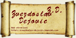 Zvezdoslav Dejović vizit kartica